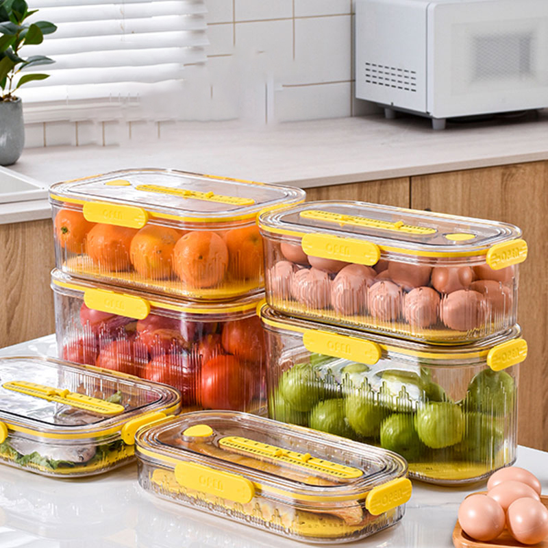 China Fridge Storage Organizer Clear Food Container Manufacturers 